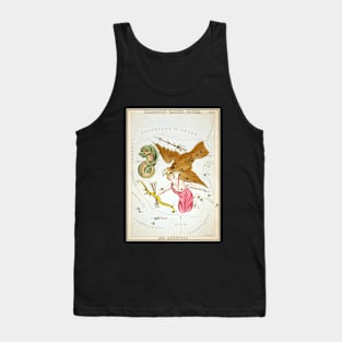 Constellations of Delphinus, Sagitta, Aquila, and Antinous from Urania's Mirror Tank Top